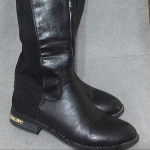 Knee High Leather Riding Boots